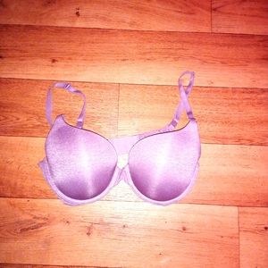 Victoria Secret Lavender Perfect Coverage Paded Bra Size 34D